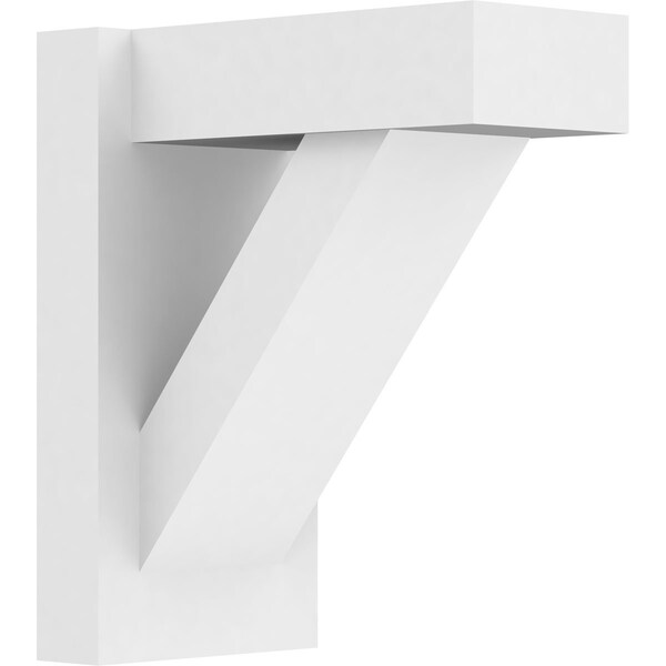 Ekena Millwork Traditional Architectural Grade PVC Outlooker with Block Ends, 7"W X 12"D X 14"H OUTP07X12X14TRA05 - main